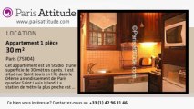 Appartement Studio à louer - Ile St Louis, Paris - Ref. 1505