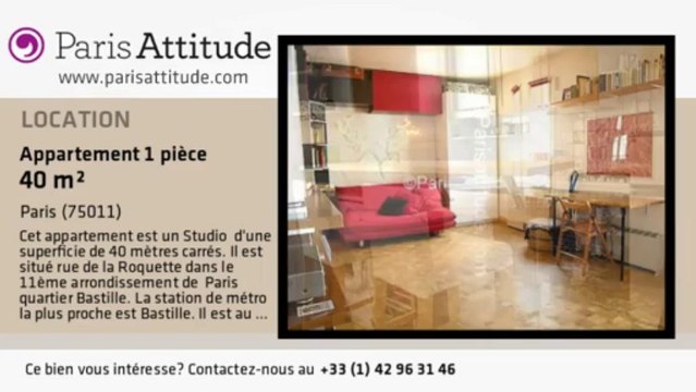 Appartement Studio à louer - Bastille, Paris - Ref. 3322