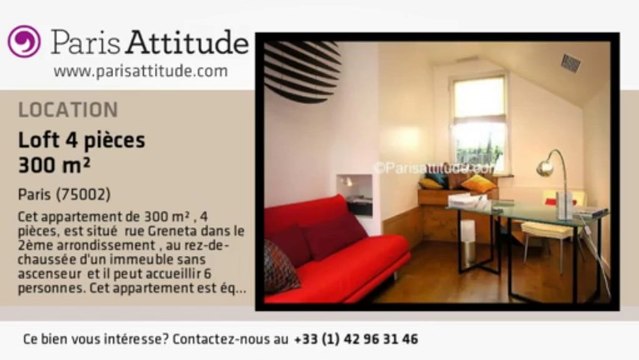 Loft 3 Chambres à louer - Strasbourg St Denis, Paris - Ref. 111