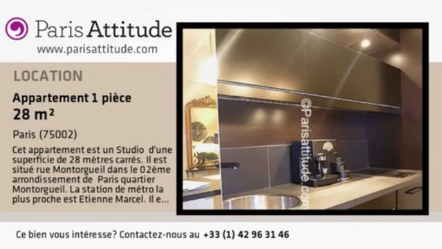 Appartement Studio à louer - Montorgueil, Paris - Ref. 5164