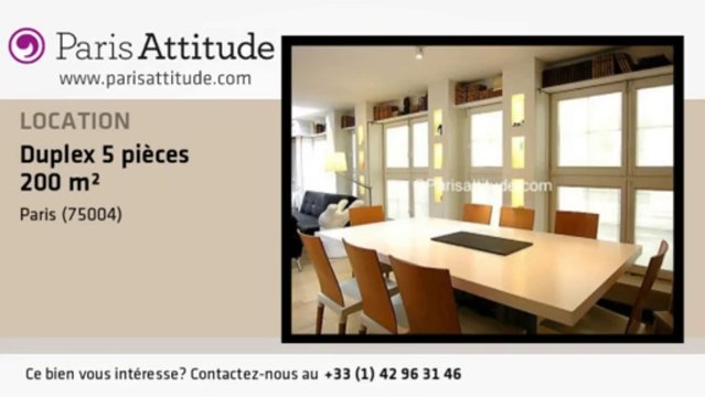 Duplex 4 Chambres à louer - Ile St Louis, Paris - Ref. 2293