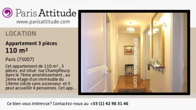 Appartement 2 Chambres à louer - Tour Eiffel, Paris - Ref. 7655