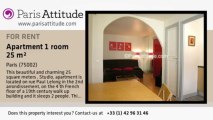 Studio Apartment for rent - Bourse, Paris - Ref. 3101