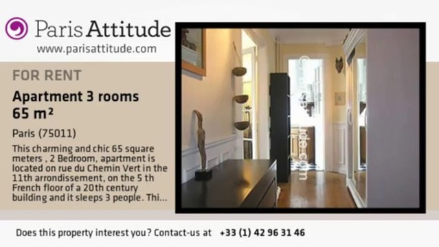 2 Bedroom Apartment for rent - Ménilmontant, Paris - Ref. 7430