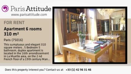 5 Bedroom Townhouse for rent - La Muette, Paris - Ref. 6052