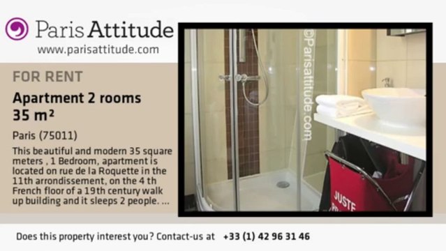 1 Bedroom Apartment for rent - Voltaire, Paris - Ref. 6382