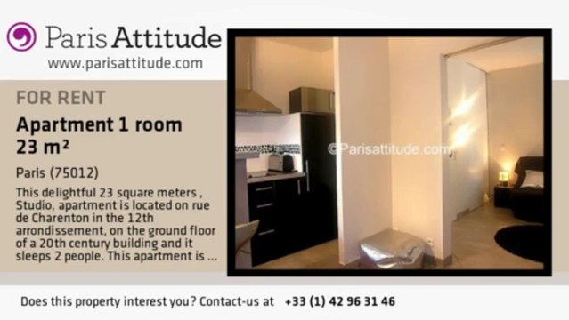 Studio Apartment for rent - Daumesnil, Paris - Ref. 5470