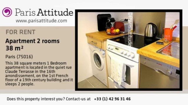 1 Bedroom Apartment for rent - Porte de St Cloud, Paris - Ref. 2280