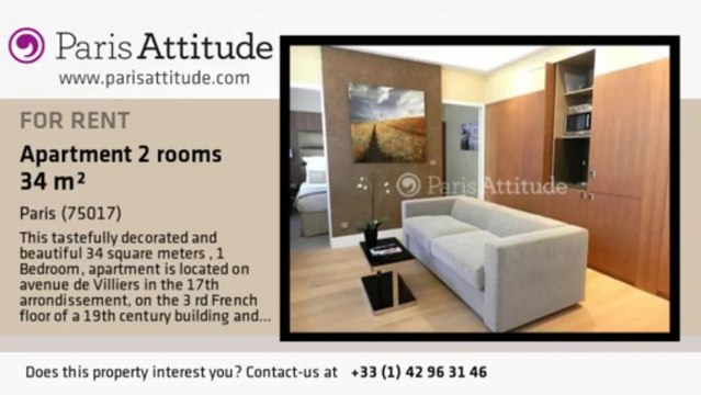 1 Bedroom Apartment for rent - Batignolles, Paris - Ref. 7948