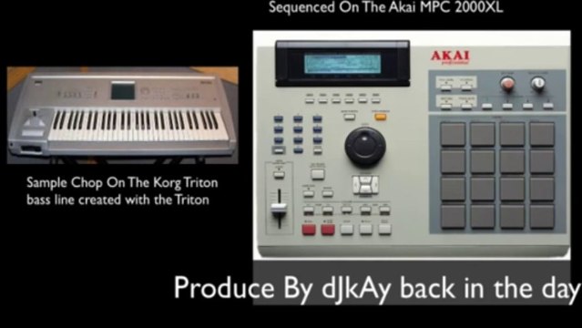 ONE OF MY OLD AKAI MPC 2000XL BEATS SAMPLE CHOPPED ON THE KORG TRITON