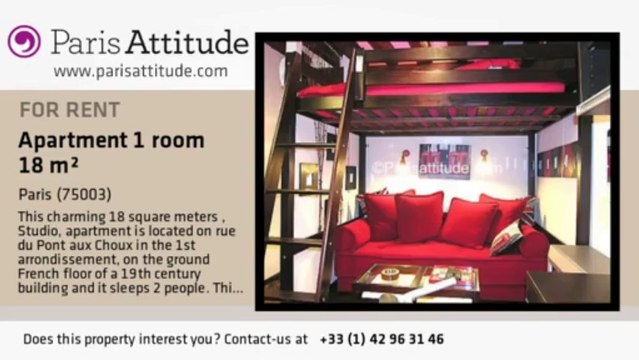 Studio Apartment for rent - Temple, Paris - Ref. 6310