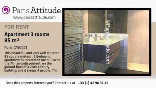 2 Bedroom Apartment for rent - Musée d'Orsay, Paris - Ref. 5774