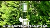 Extremely Low Cost FREE ENERGY system - Solar Stirling Plant