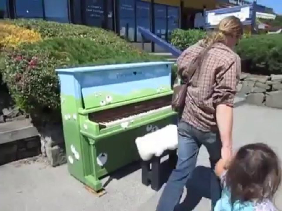 Piano for all to Play on Salt Spring Island