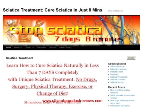 Sciatica Treatment: Cure Sciatica In Just 8 Mins | Treat Sciatica Now