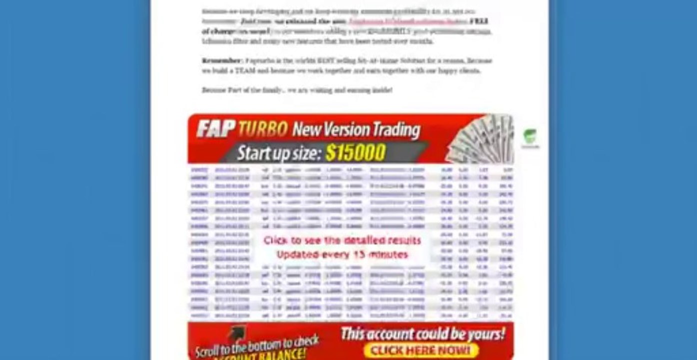 FAP TURBO   FIRST REAL MONEY AUTOMATED FOREX TRADING ROBOT full
