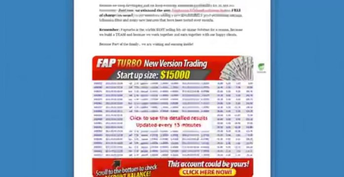 FAP TURBO FIRST REAL MONEY AUTOMATED FOREX TRADING ROBOT full