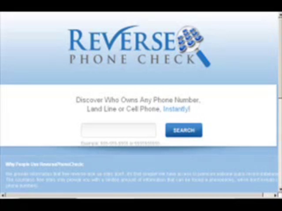 Reverse Phone Check Review