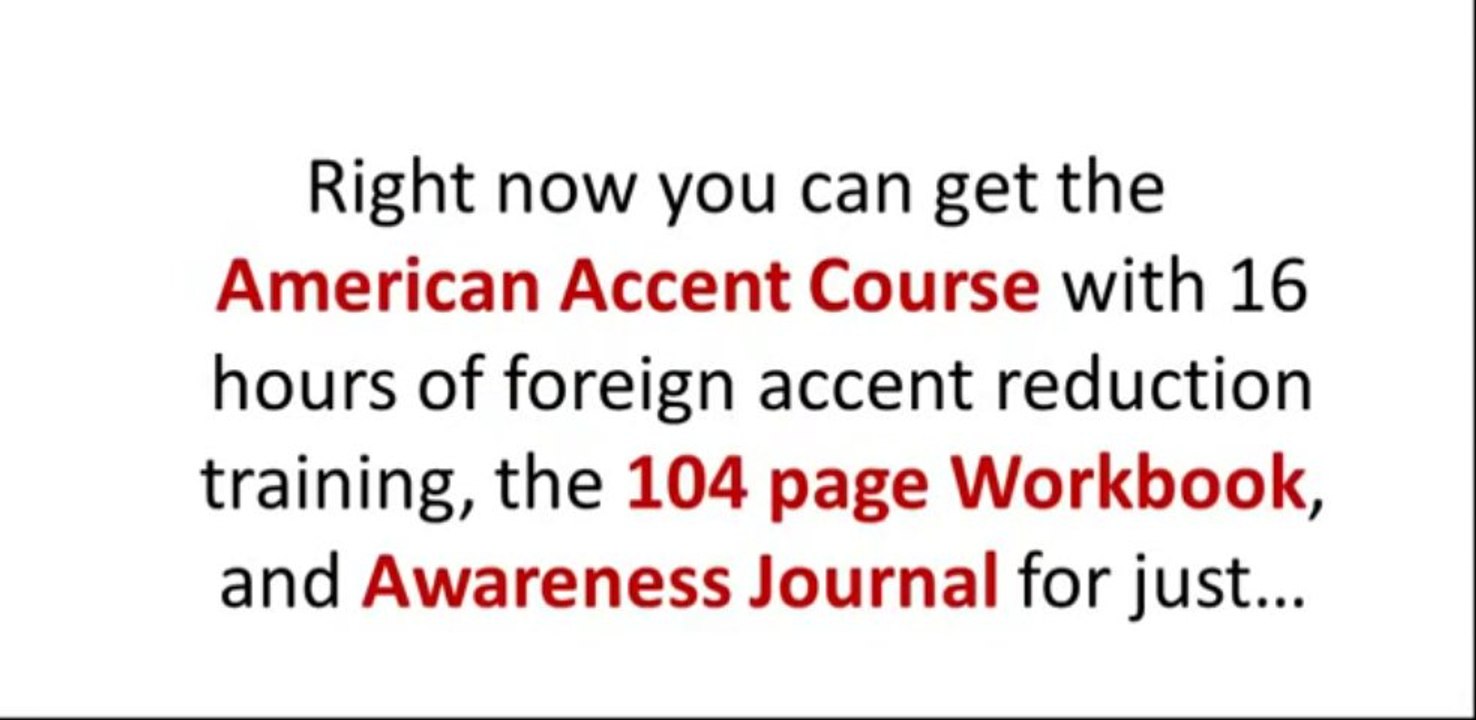 The American Accent Audio Course - The best way...