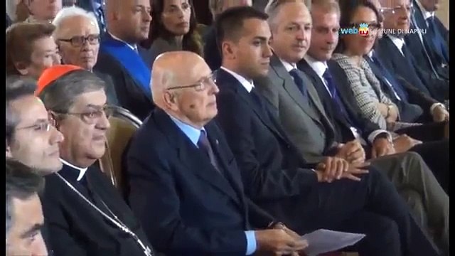 Napoli - La cerimonia per le Quattro giornate di Napoli, il discorso del Sindaco (28.09.13)