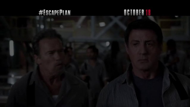 Spot TV Erase pour Evasion (Escape Plan) avec Stallone et Schwarzenegger