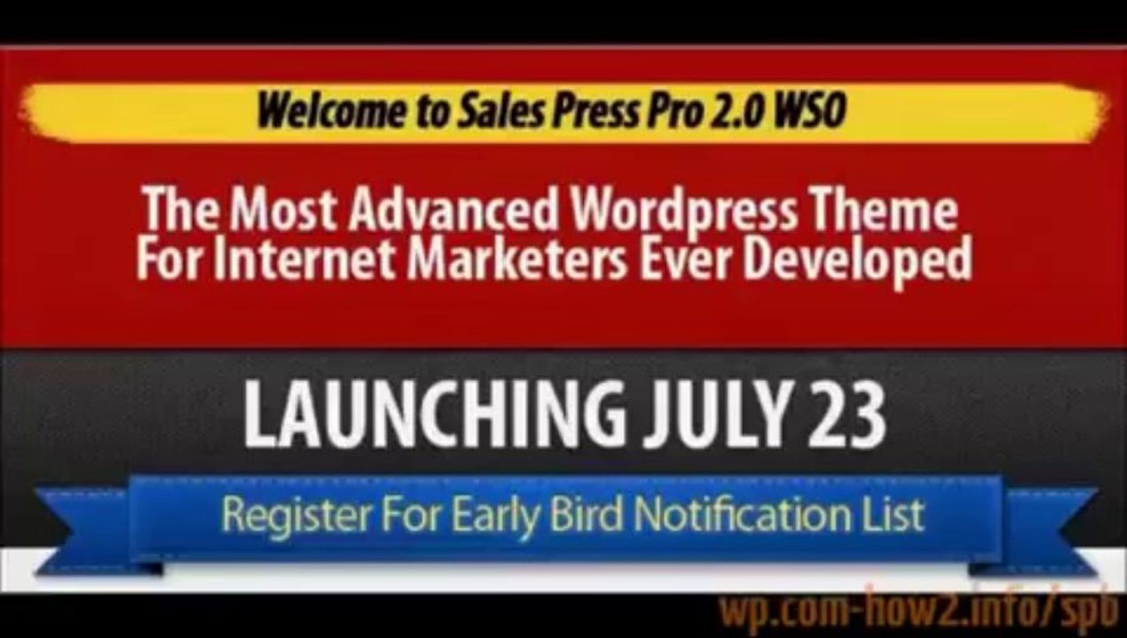 Sales Press Pro - WordPress Theme For Marketers Review | seo plugins seopressor