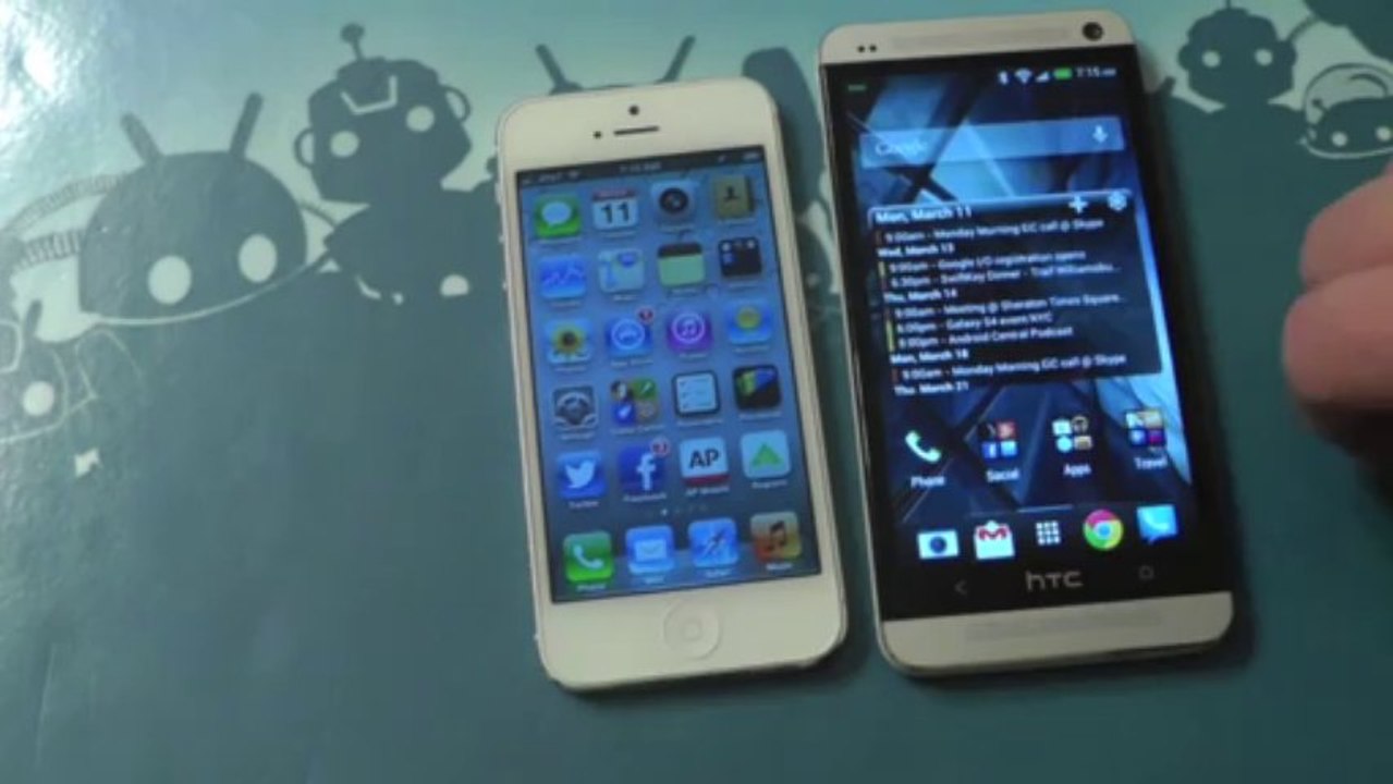 HTC One versus the iPhone 5