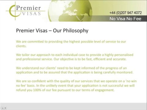 Premier Visas - The leading UK immigration visa consultancy.