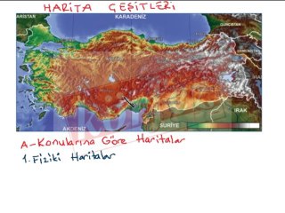 1 Doğa ve insan harita bilgisi