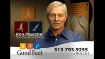 Good Feet arch supports orthotics insoles foot pain Cincinnati plantar fasciitis heel pain relief