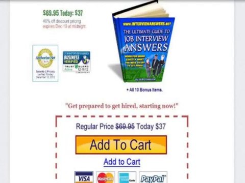 The Ultimate Guide to Job Interview Answers Review