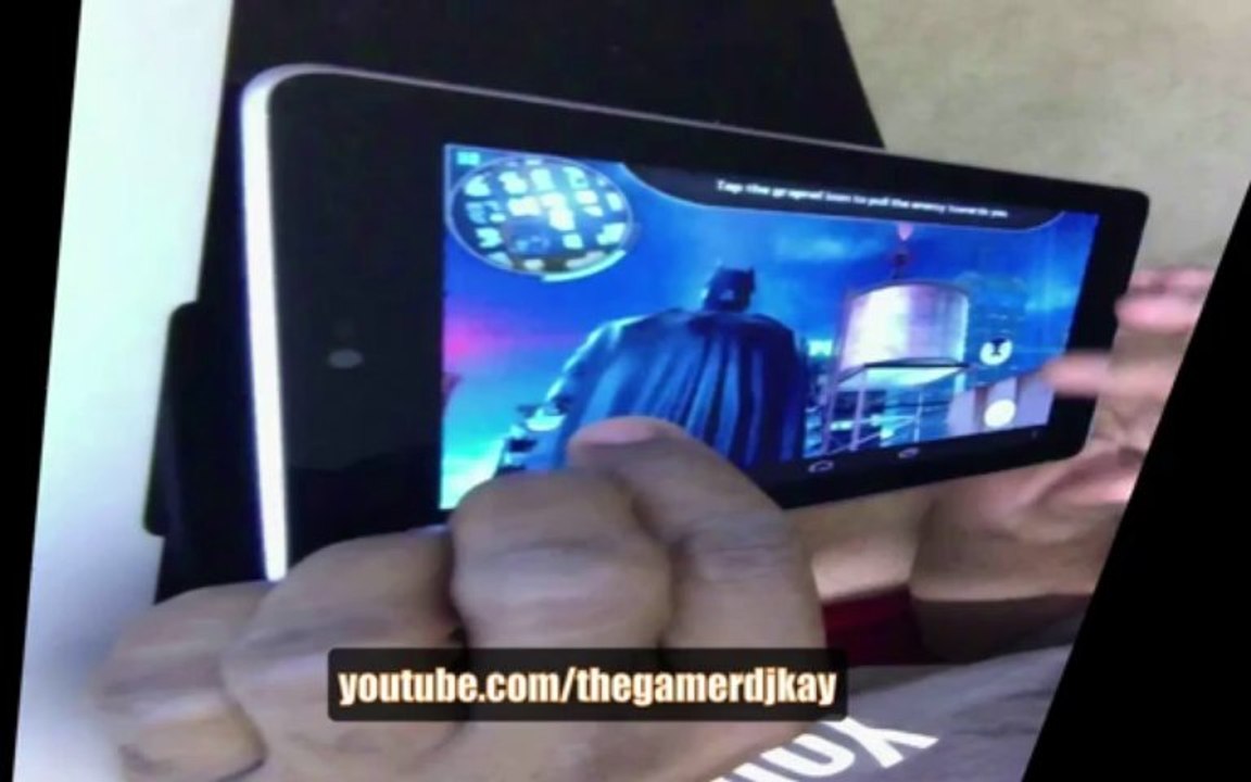 FIRST LOOK AT THE DARK KNIGHT RISES ON GOOGLE NEXUS 7 TABLET