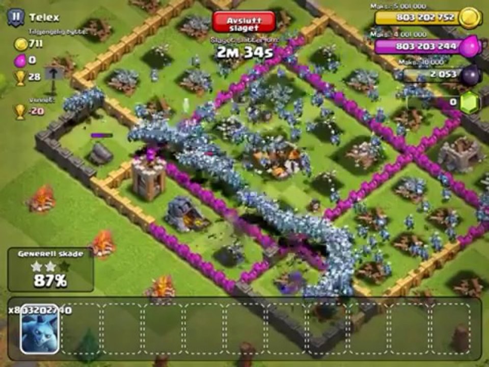 Having fun hacking Clash Of Clans 3.124