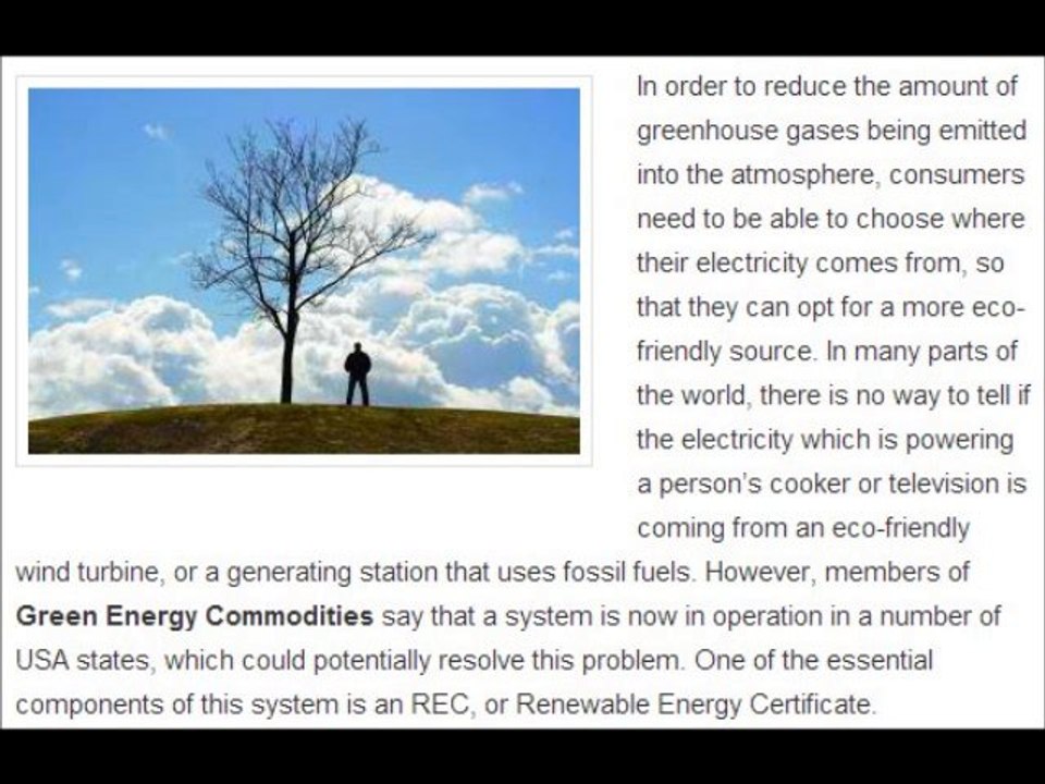 A quick guide to Renewable Energy Certificates | Green Energy Commodities