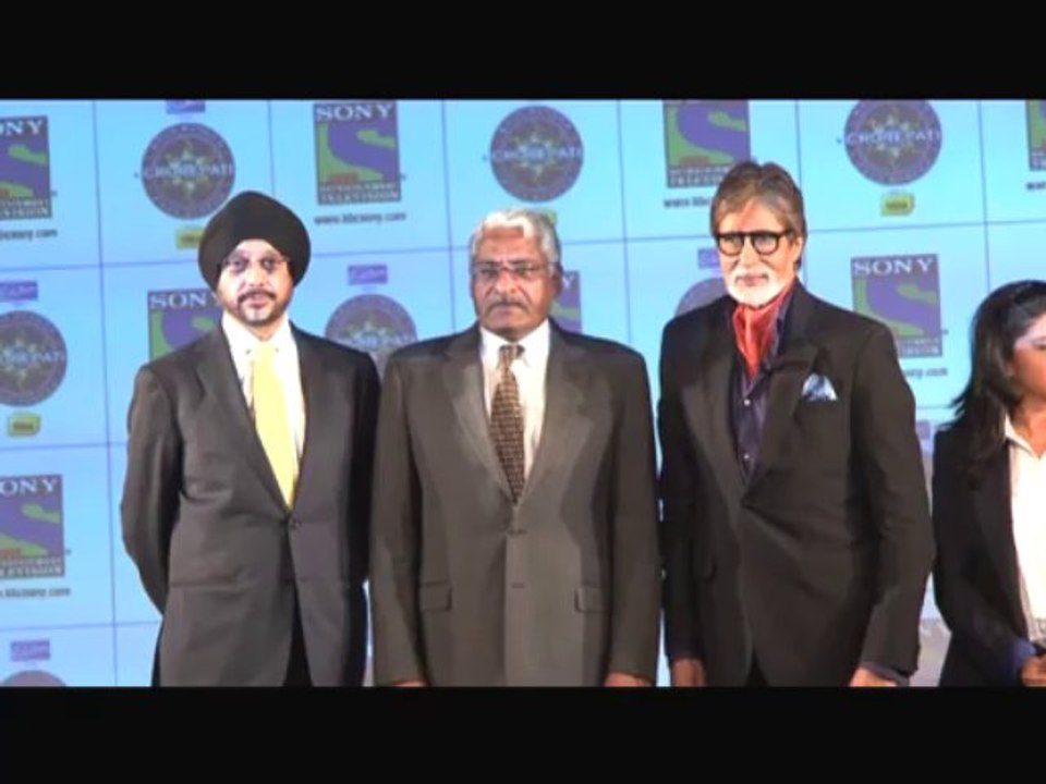 Amitabh Bachchan at the launch of KBC Season 7