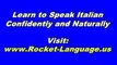 Learn Italian Fast With Rocket Italian - Learn To Speak Italian