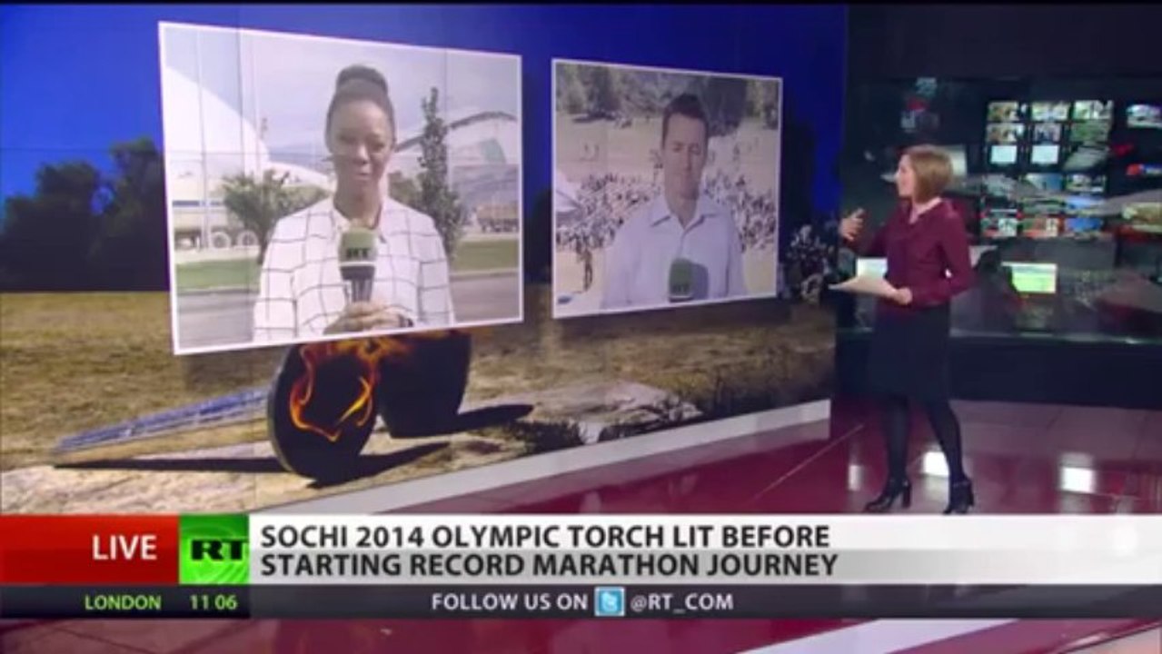 Olympic torch lit in Greece before epic journey to Sochi