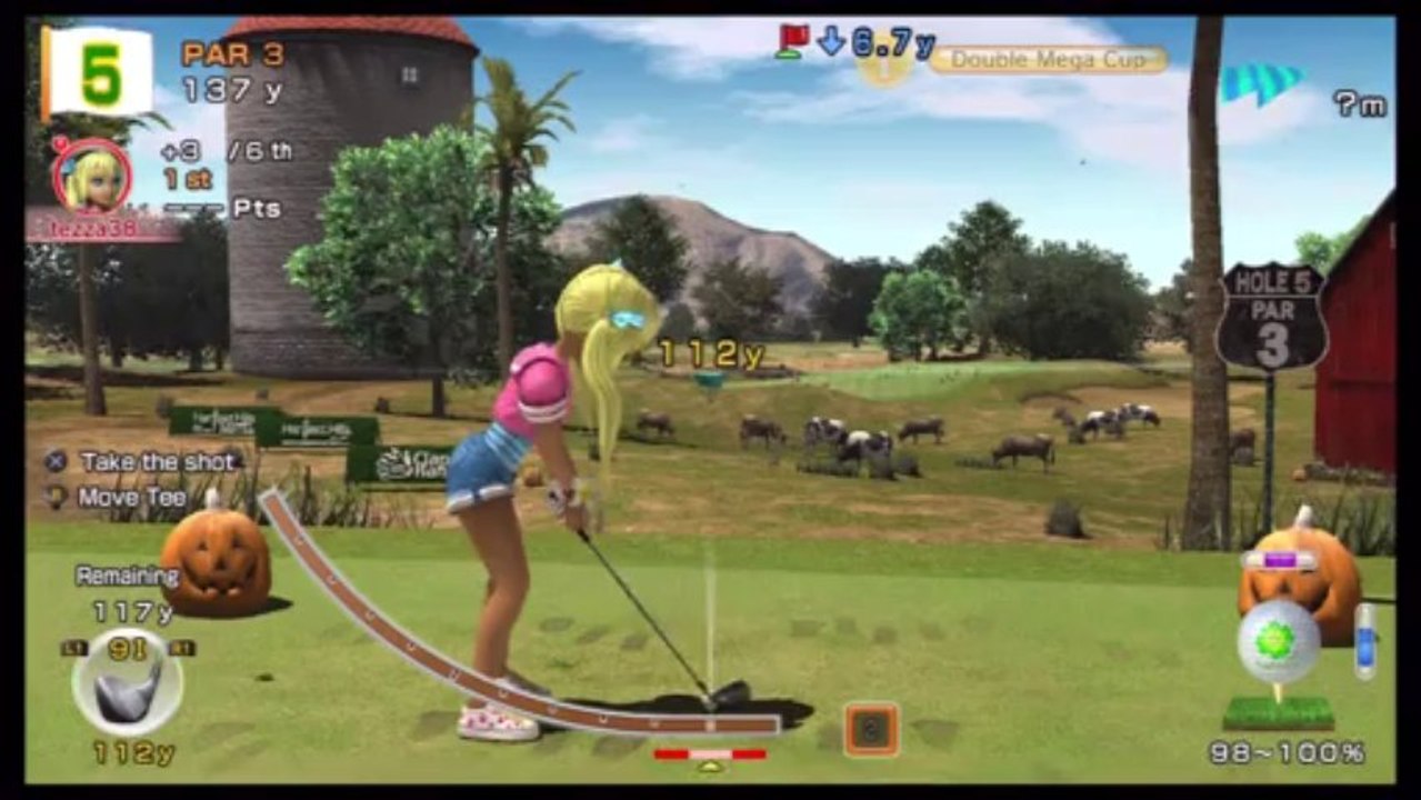 PS3 - Everybody's Golf - Amateur Rank - Mega-Size Open - Harvest Hills Golf Course