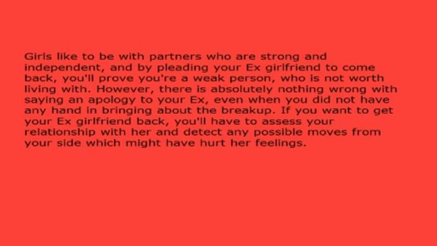 Failing to Get Your Ex Girlfriend Back? Find the Best Way to Save Your Relationship!.avi