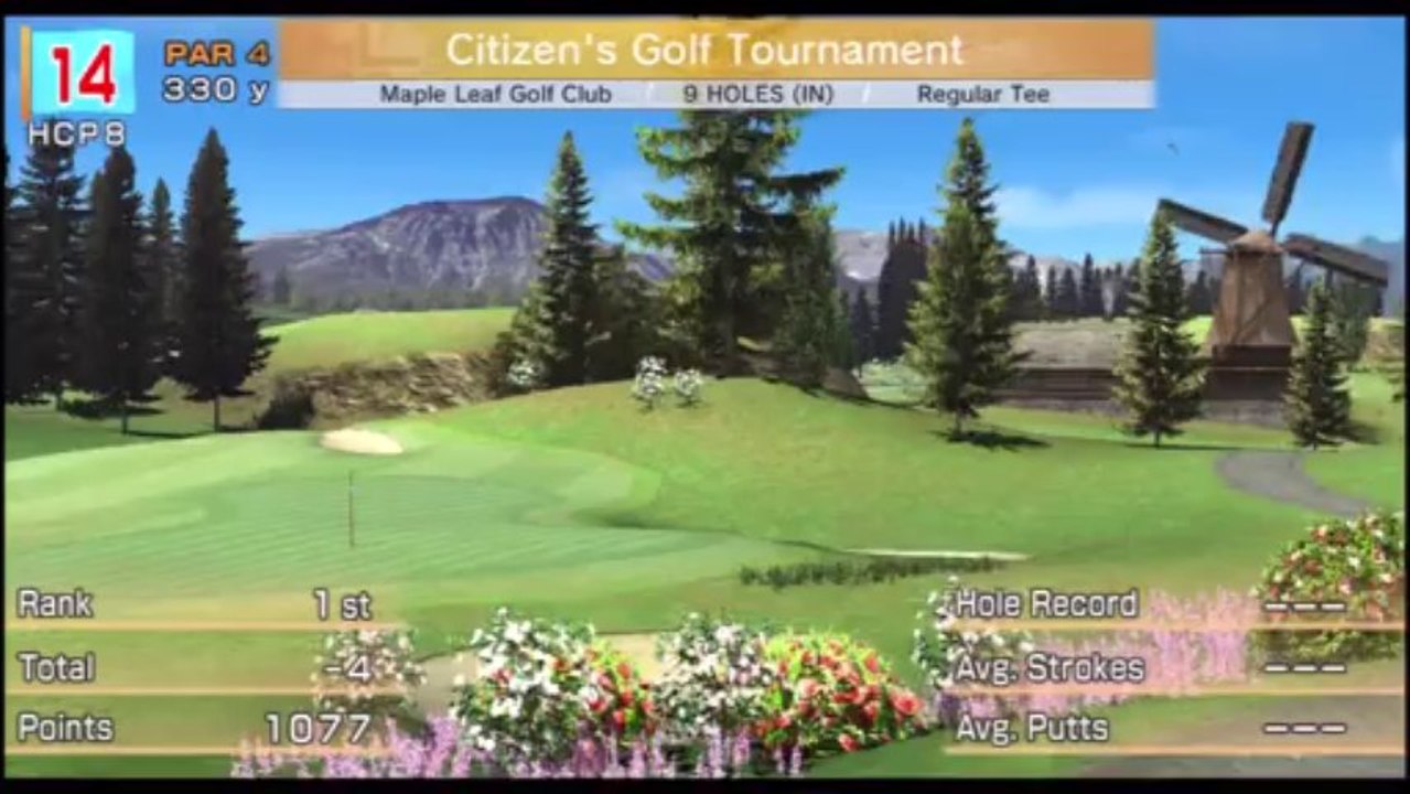 PS3 - Everybody's Golf - Beginner's Rank - Citizen's Golf Tournament - Maple Leaf Golf Club