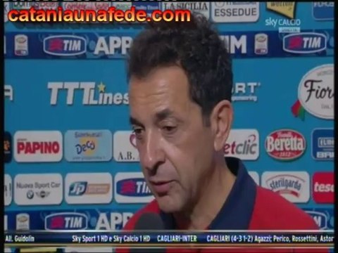 Pulvirenti nel prepartita sky di Catania-Chievo