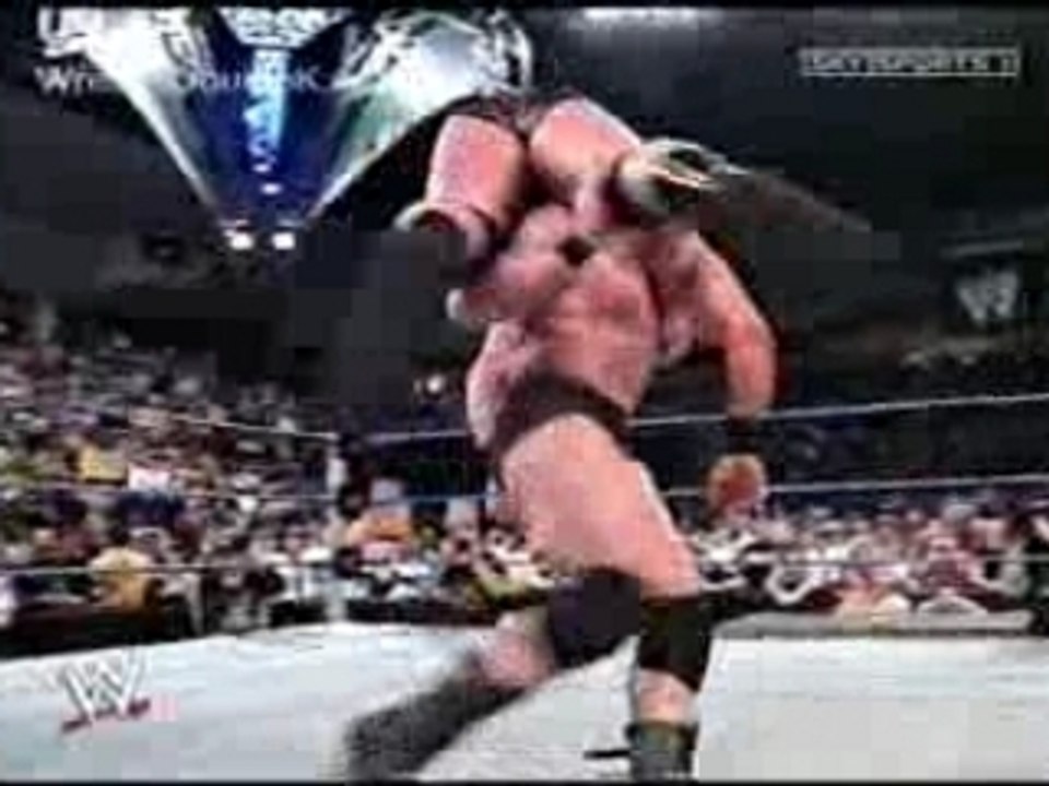 Brock lesnar hit the F-5 on A-Train