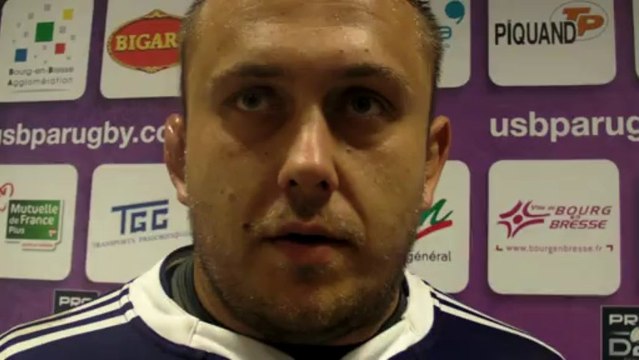 Rugby Pro D2 - Christopher Poulain après USB - Dax