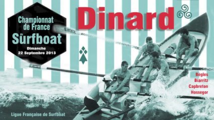 Surfboat à Dinard. Championnat de France 2013