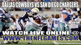 Watch Dallas Cowboys vs San Diego Chargers 