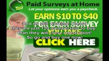 Make money with paid surveys! Paid surveys at home review!
