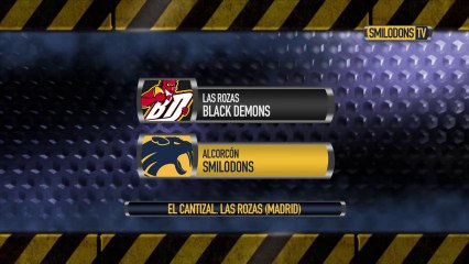 Highlights Black Demons - Smilodons (29 sep 2013). Homenaje Esteban.