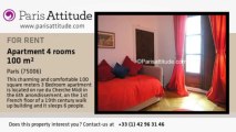 3 Bedroom Apartment for rent - St Placide, Paris - Ref. 4027