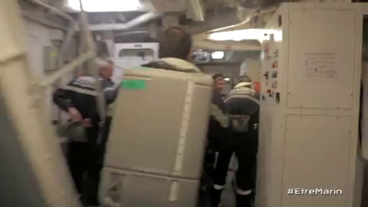 Caméra embarquée - Exercice d'incendie à bord