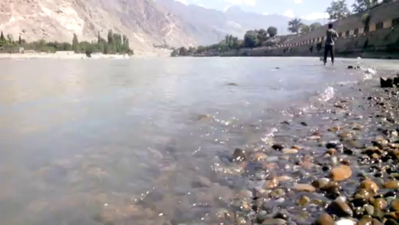Trout fishing at Gilgit River